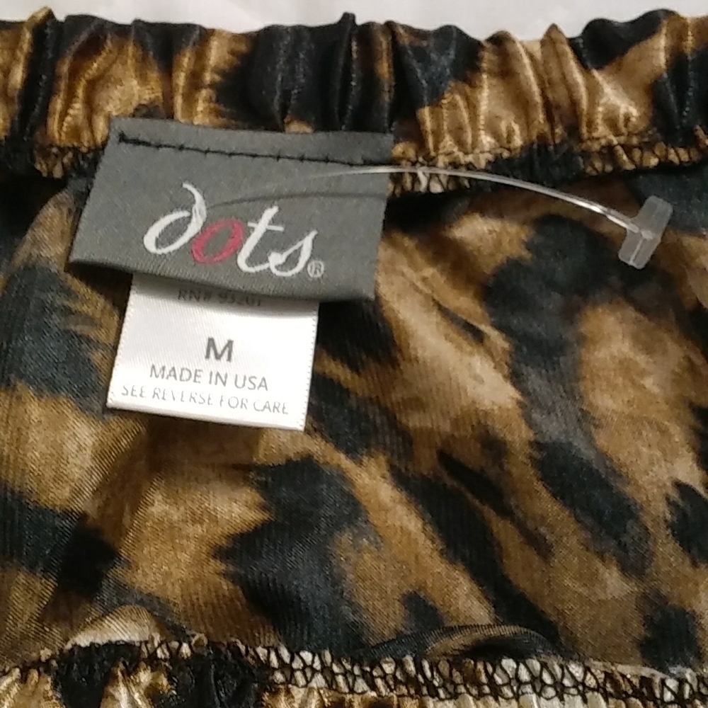 Dots Black Tan Animal Print Halter Baby Doll Tier Layer Ruffle Mini Dress Size - Picture 7 of 9